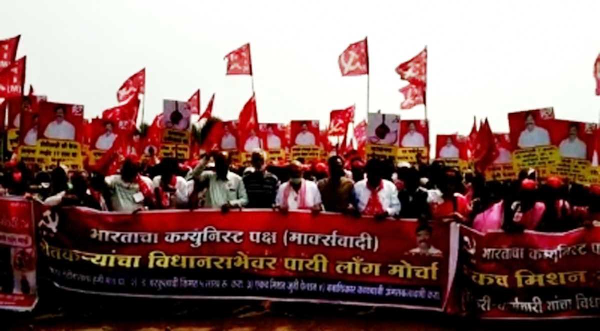 महाराष्ट्र : ठाणे में लॉन्ग मार्च के दौरान नासिक के किसान की मौत